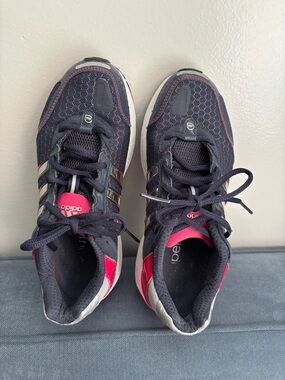 adidas Women's Navy and Pink Athletic Running Shoes